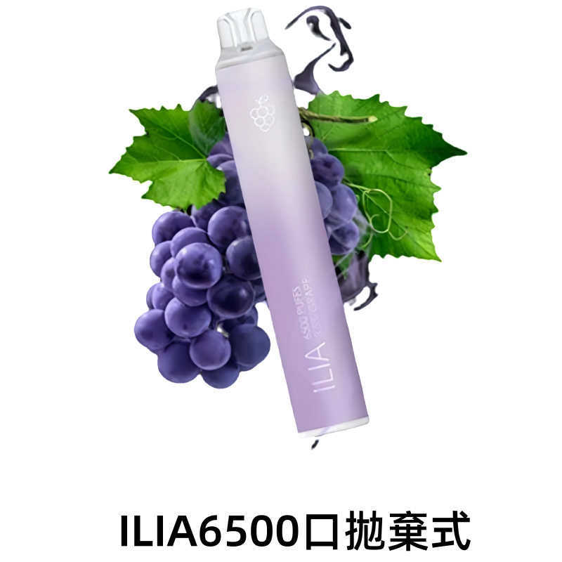 【多肉葡萄】|ILIA Bar 4哩亞6500口一次性電子煙#台灣現貨#